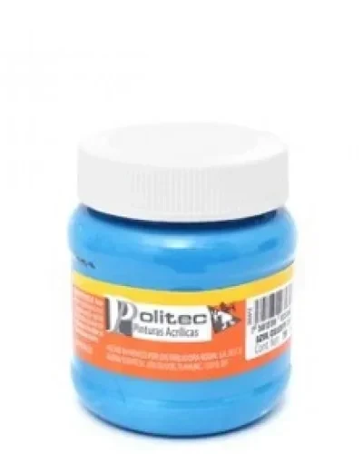 Politec pintura azul turquesa  frasco 20 ml