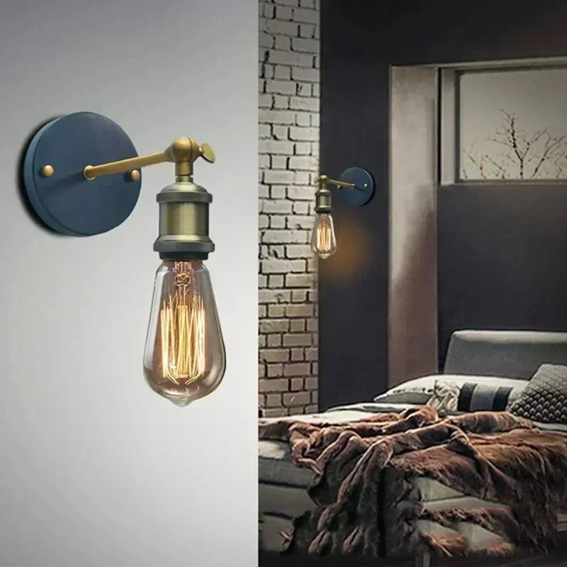 LAMPARA PARED INDUSTRIAL VINTAGE 1L E27 4