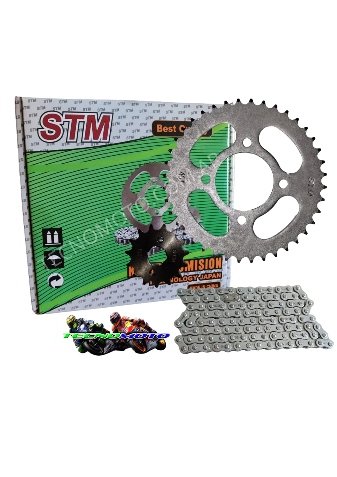 KIT TRANSMISION MOTOMEL 150 CG SII (40-15-428H)   -47870