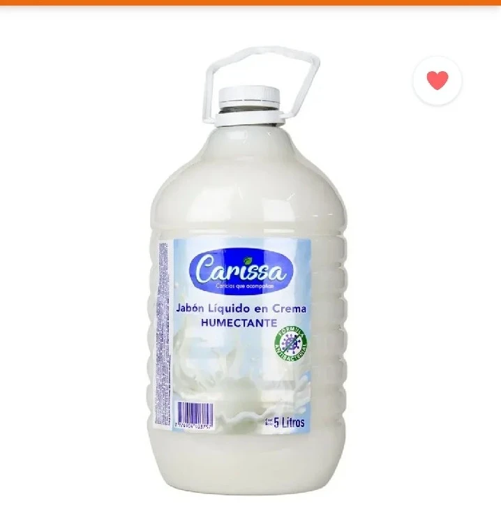 CARISSA JABON LIQUIDO CREMA HUMECTANTE 5l.