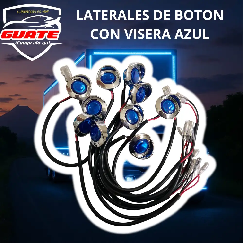 LATERALES TIPO BOTON CON VISERA 