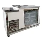 Heladera Mostrador Vitrina Con Bajada Exhibidora 1,70 M