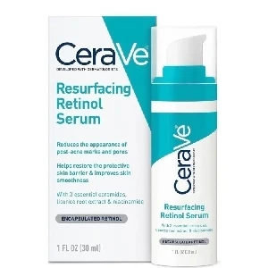 SUERO CREMOSO REJUVENECEDOR DE RETINOL CERAVE 30ML PRESENTACION DE CAJA AQUA