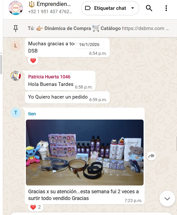 REFERENCIA DE GRUPO DE WHATTS 6