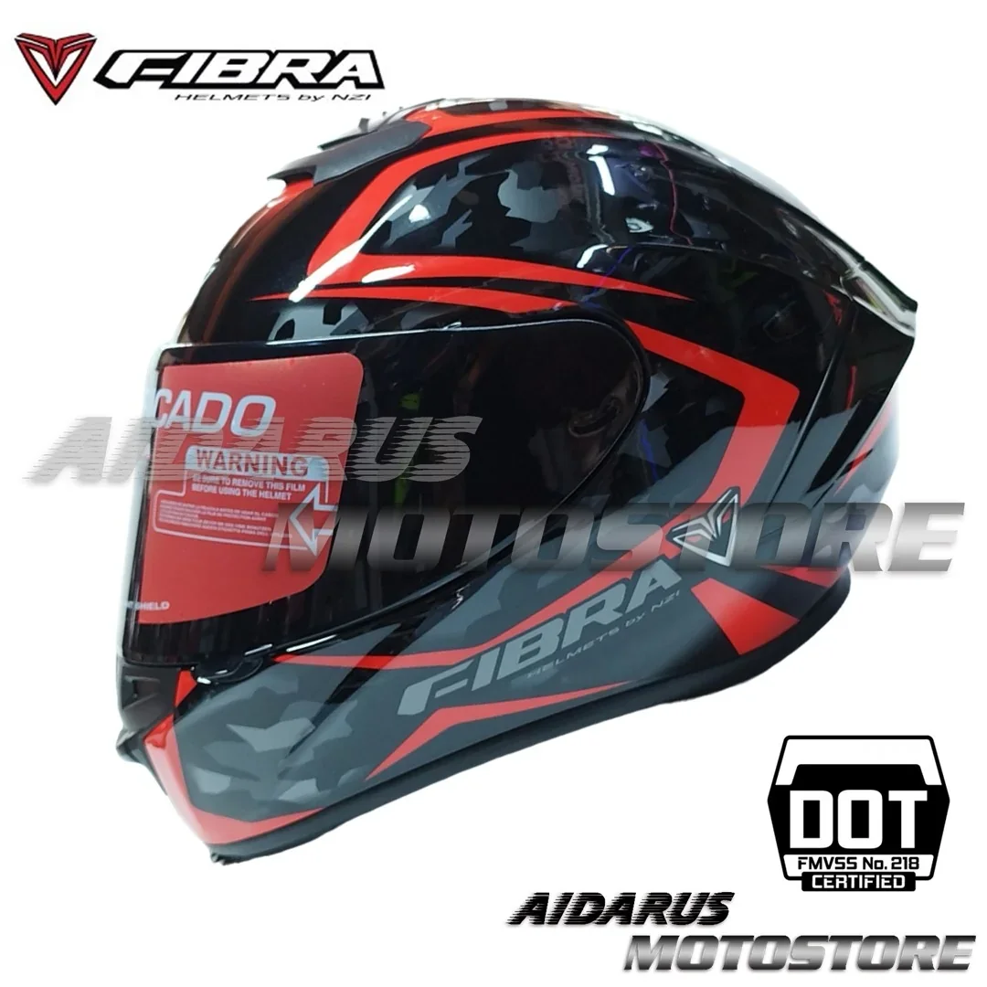 CASCO FIBRA MODELO GIGA DISEÑO BRILLO