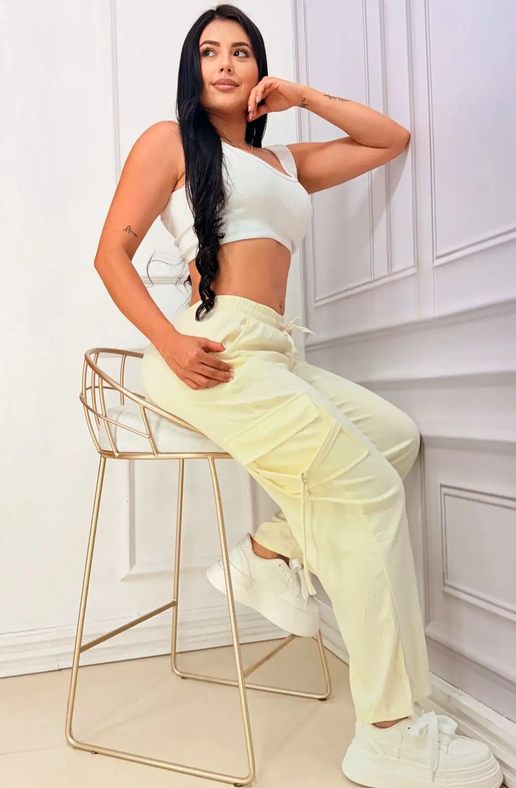 😍🥰Nueva colección hermoso pantalón tipo cargo 😍🥰 4