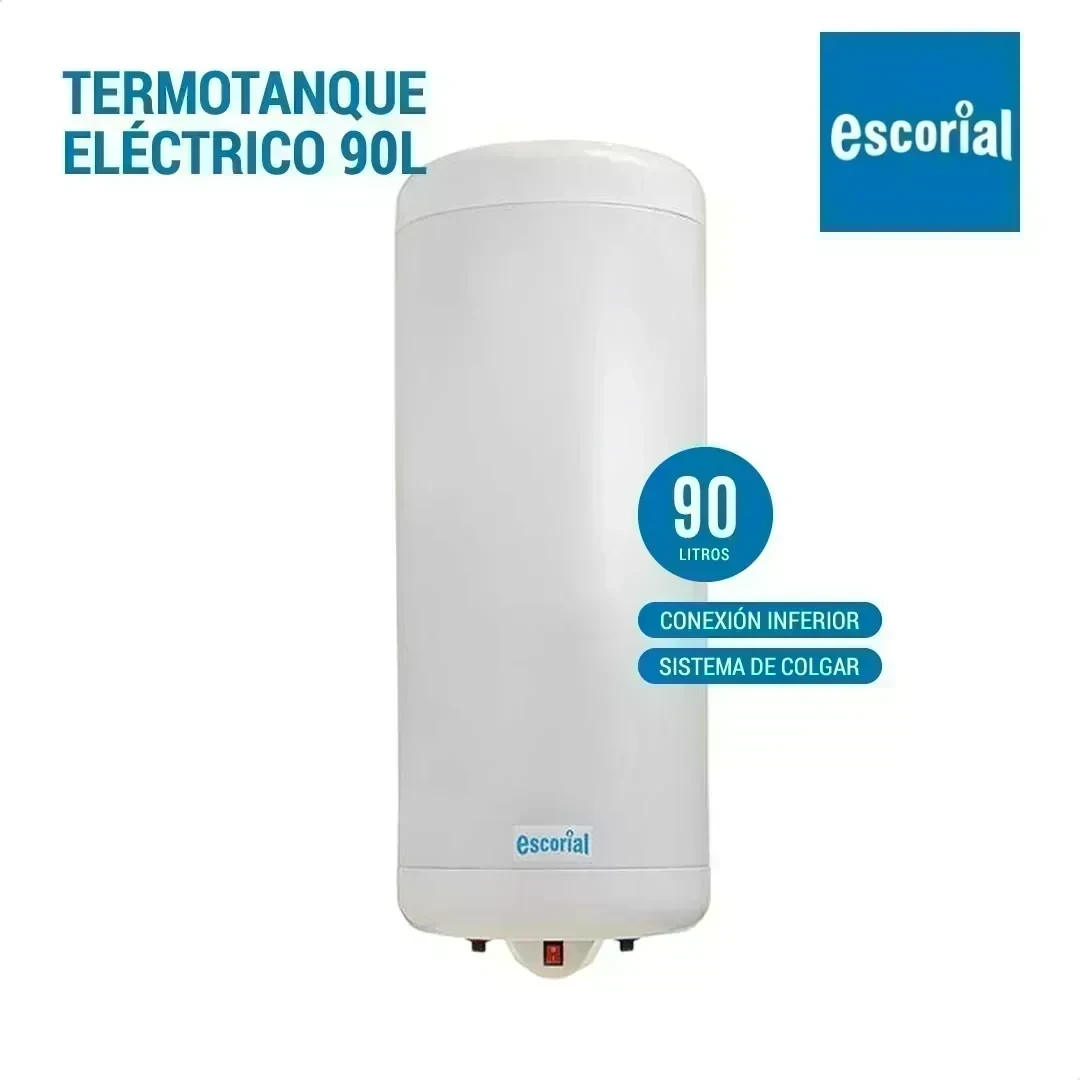 TERMOTANQUE ESCORIAL ELÉCTRICO 90 LITROS 