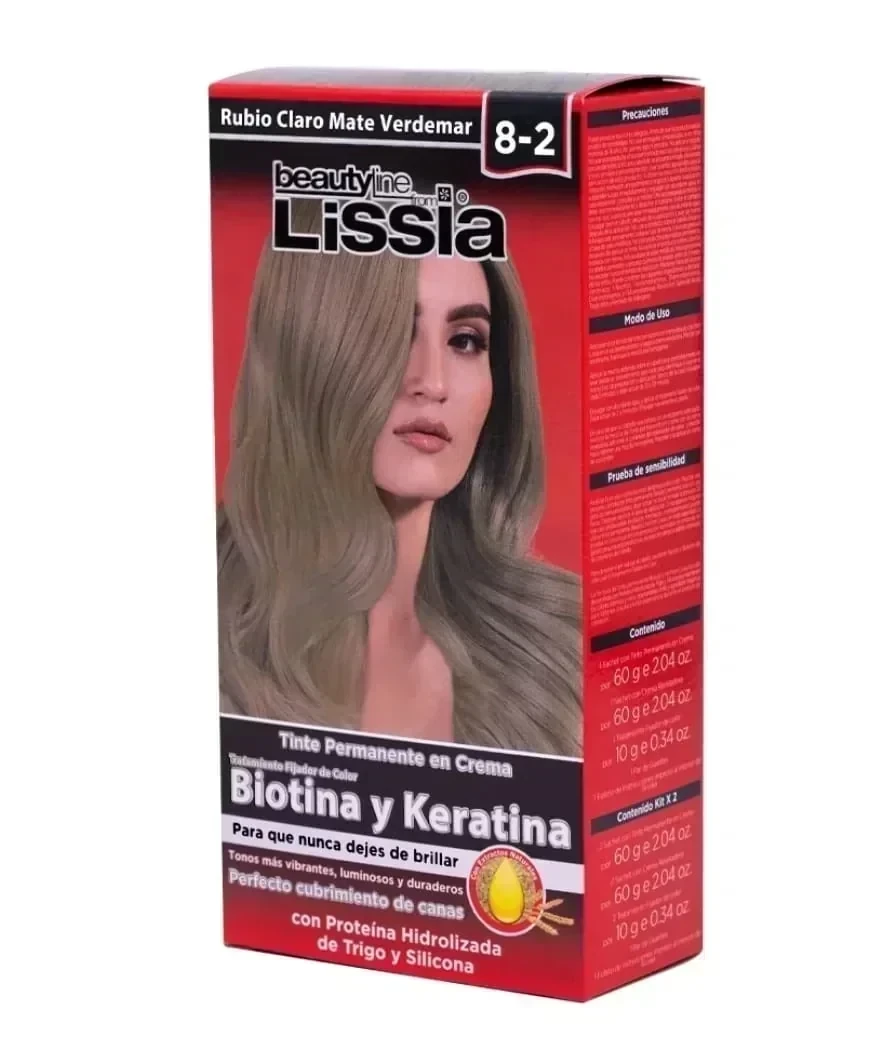 lissia tinte 8.2 rubio claro mate verdemar