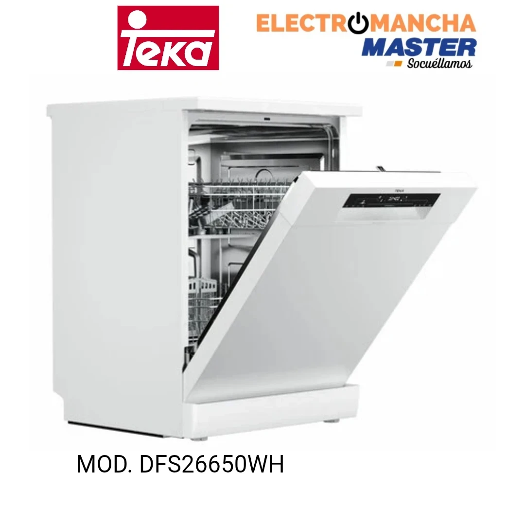 LAVAVAJILLAS TEKA DFS26650WH 13 CUB. CLASE E 4