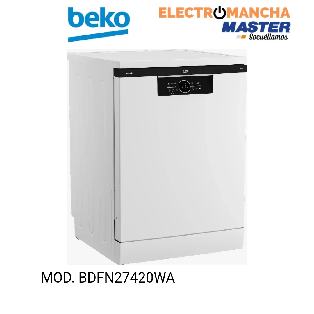 LAVAVAJILLAS BEKO BDFN26420WA AUTODOSE 14 CUB. E 2