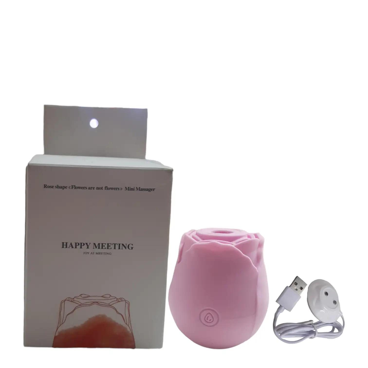 SUCCIONADOR  CLITORIAL TIPO ROSA 
