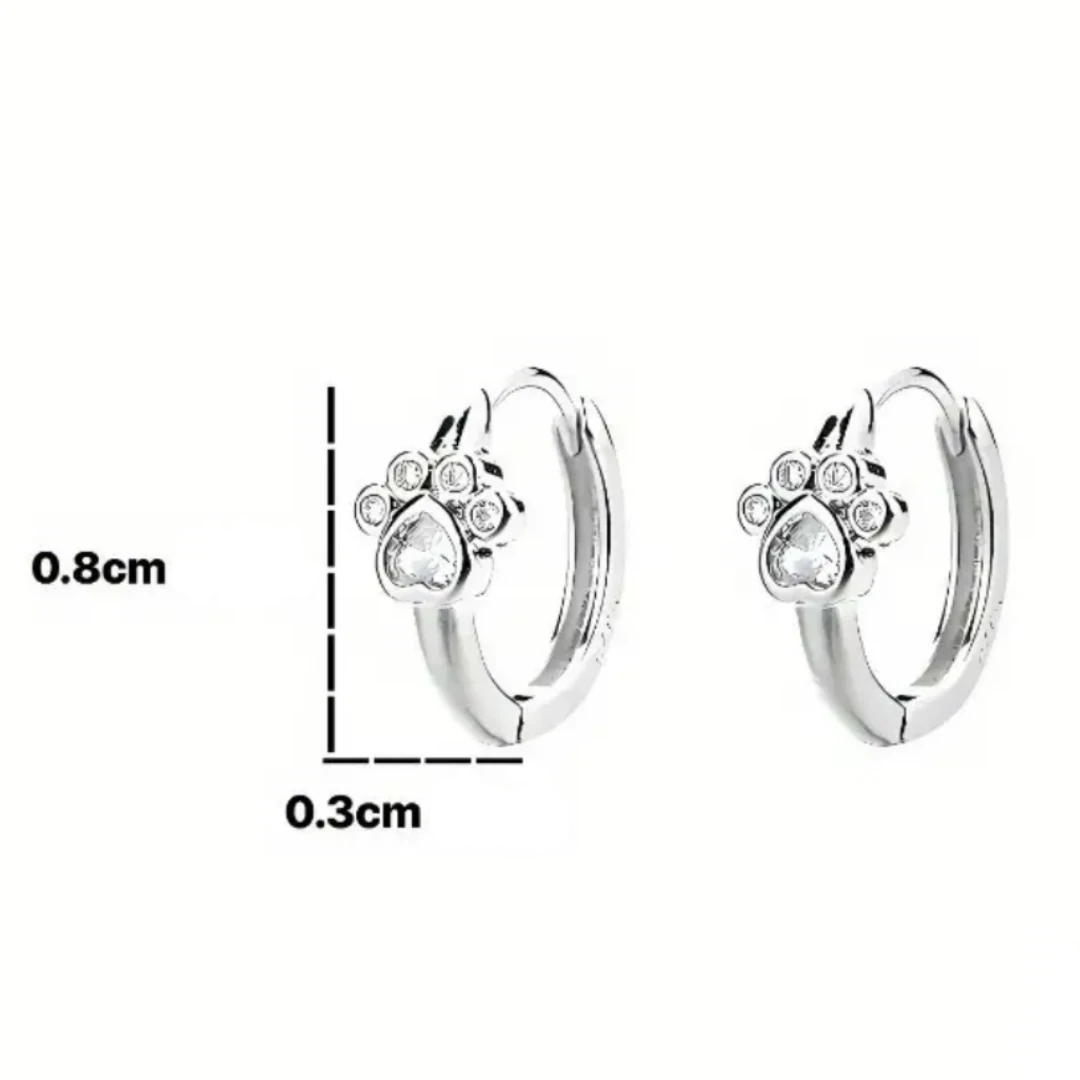 ARETES DE PLATA NIÑAS  3