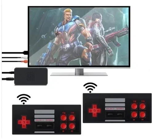 Mini Consola 620 Juegos Retro Salida Av 2