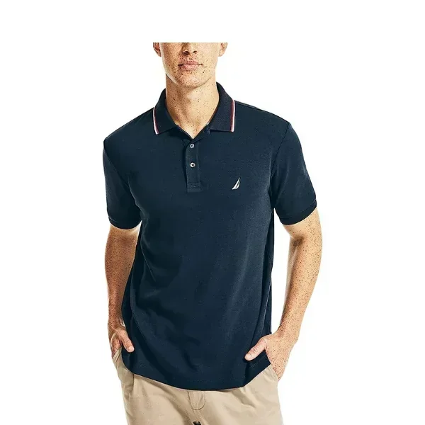 Nautica - Camiseta tipo polo de manga corta