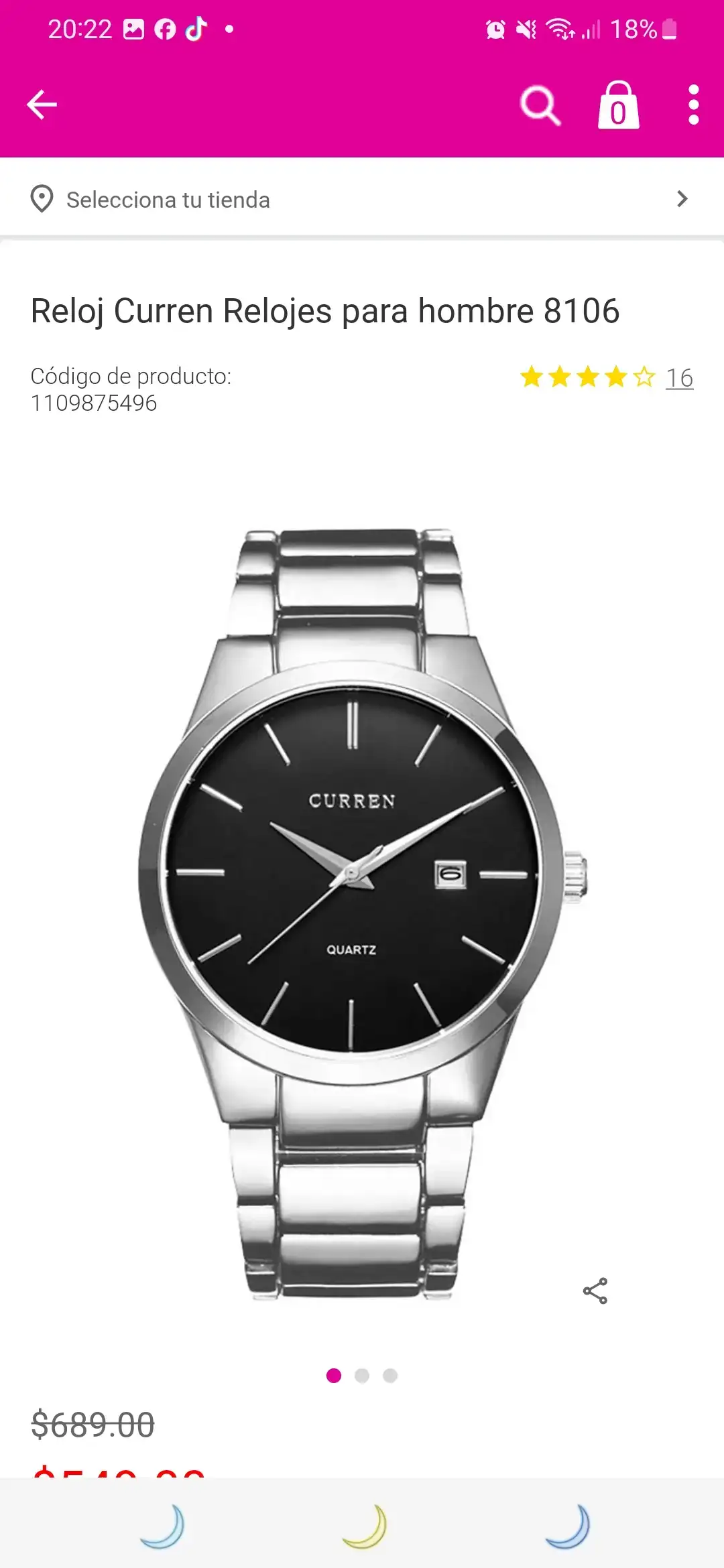 Reloj Curren Relojes para hombre 8106 3