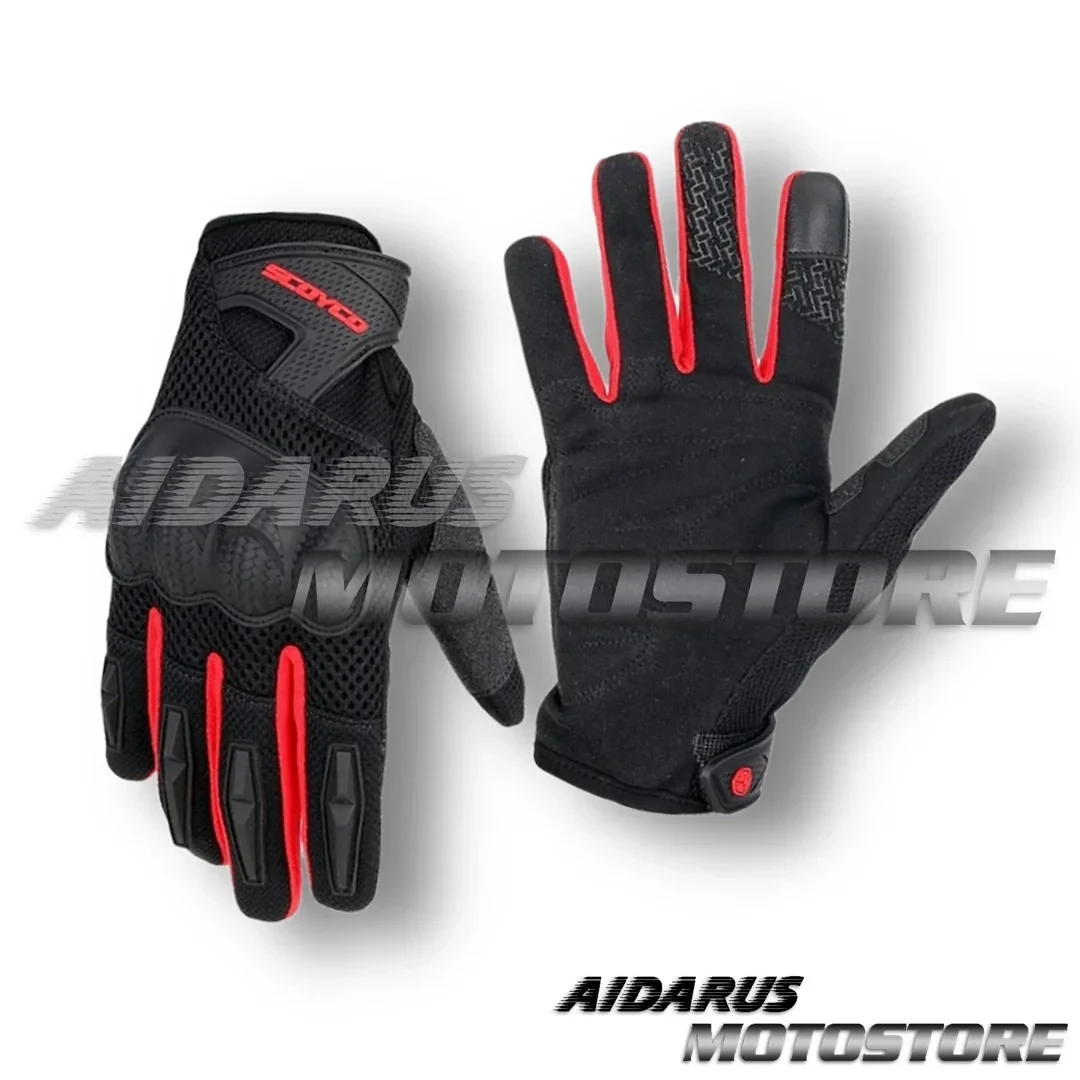 GUANTES SCOYCO MC58 ROJO
