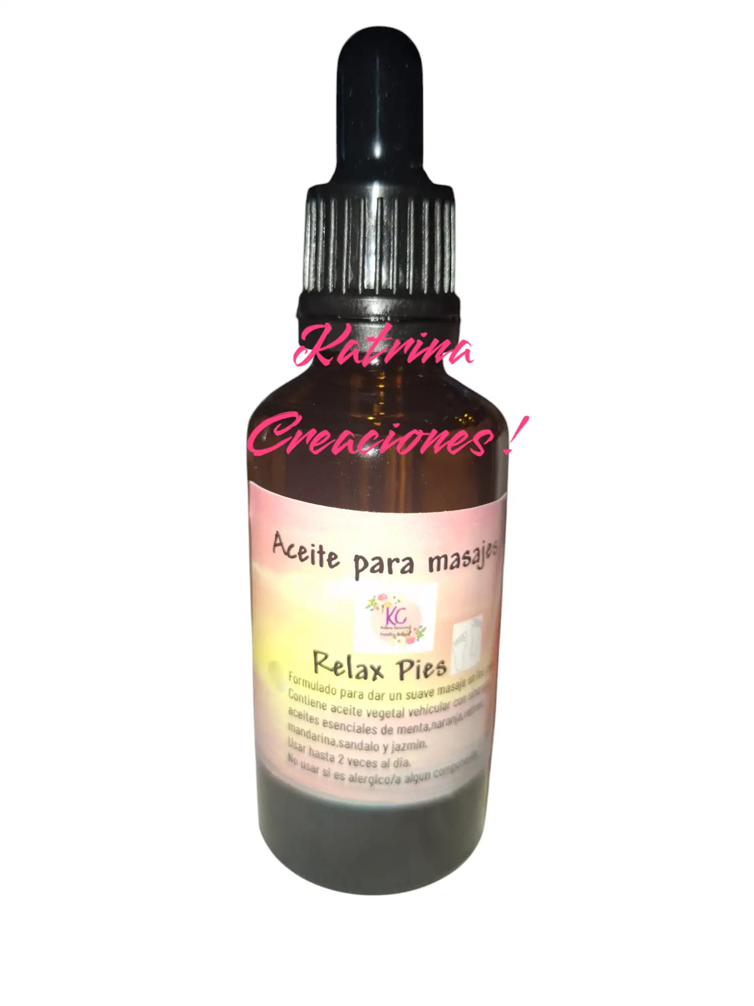 Aceite para masajes relax pies