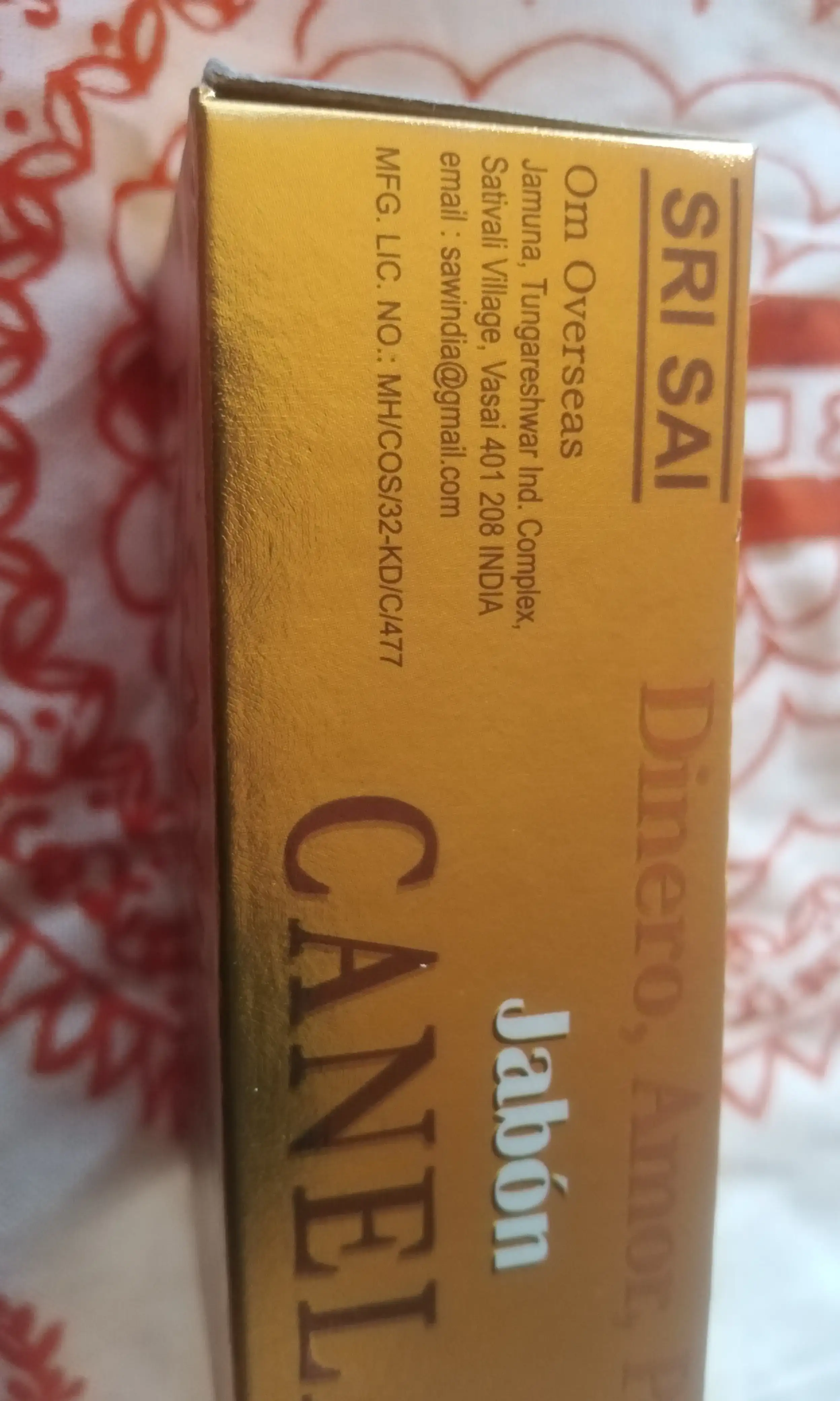Jabón hindú canela negocio 2