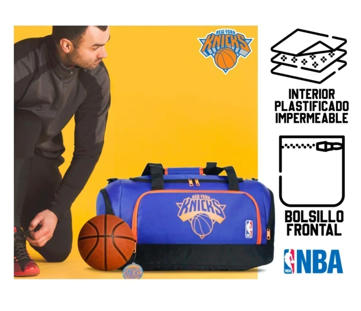 BOLSO DEPORTIVO NY NICKS AZUL