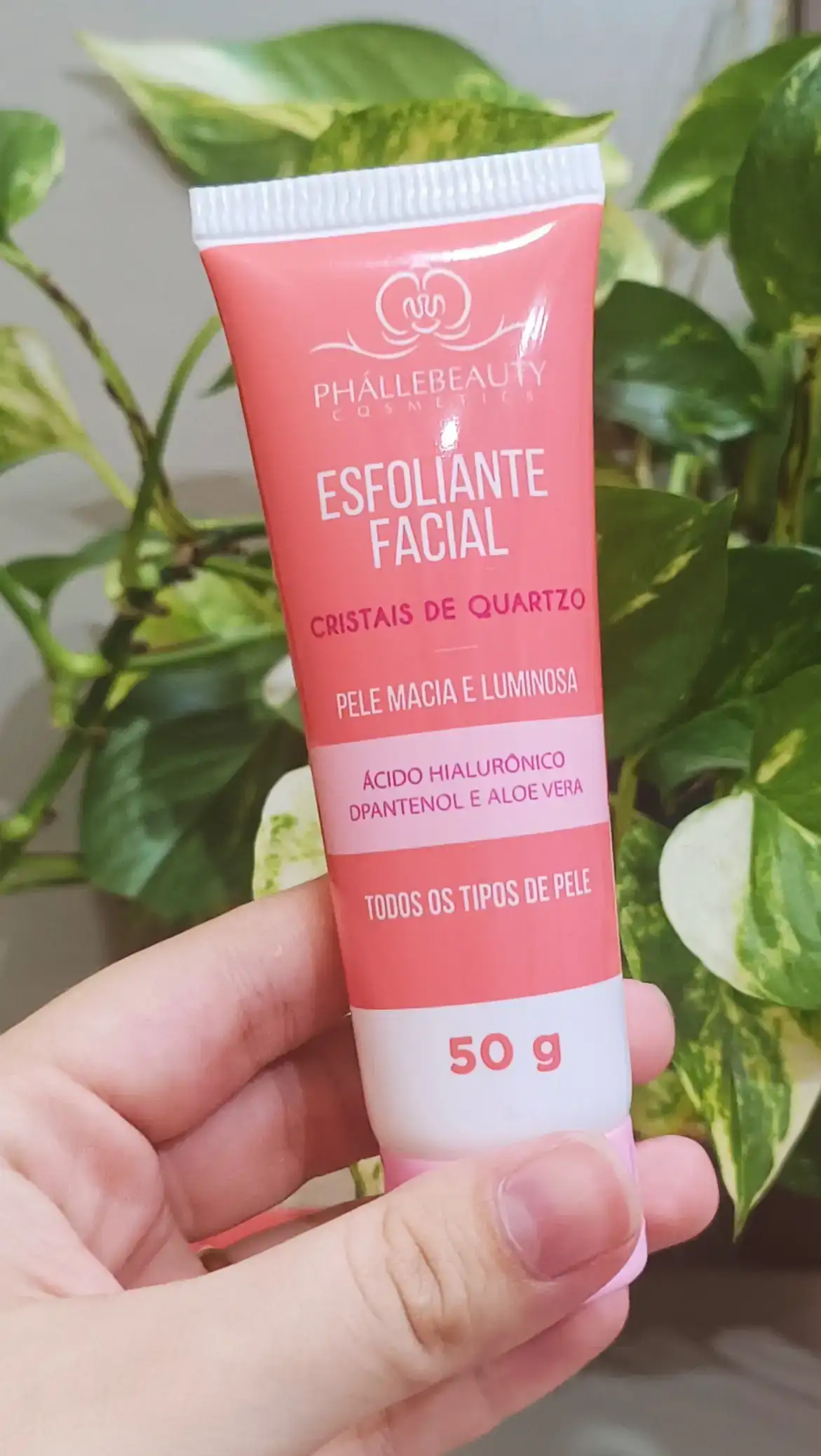 Esfoliante facial Cristais de quartzo  3