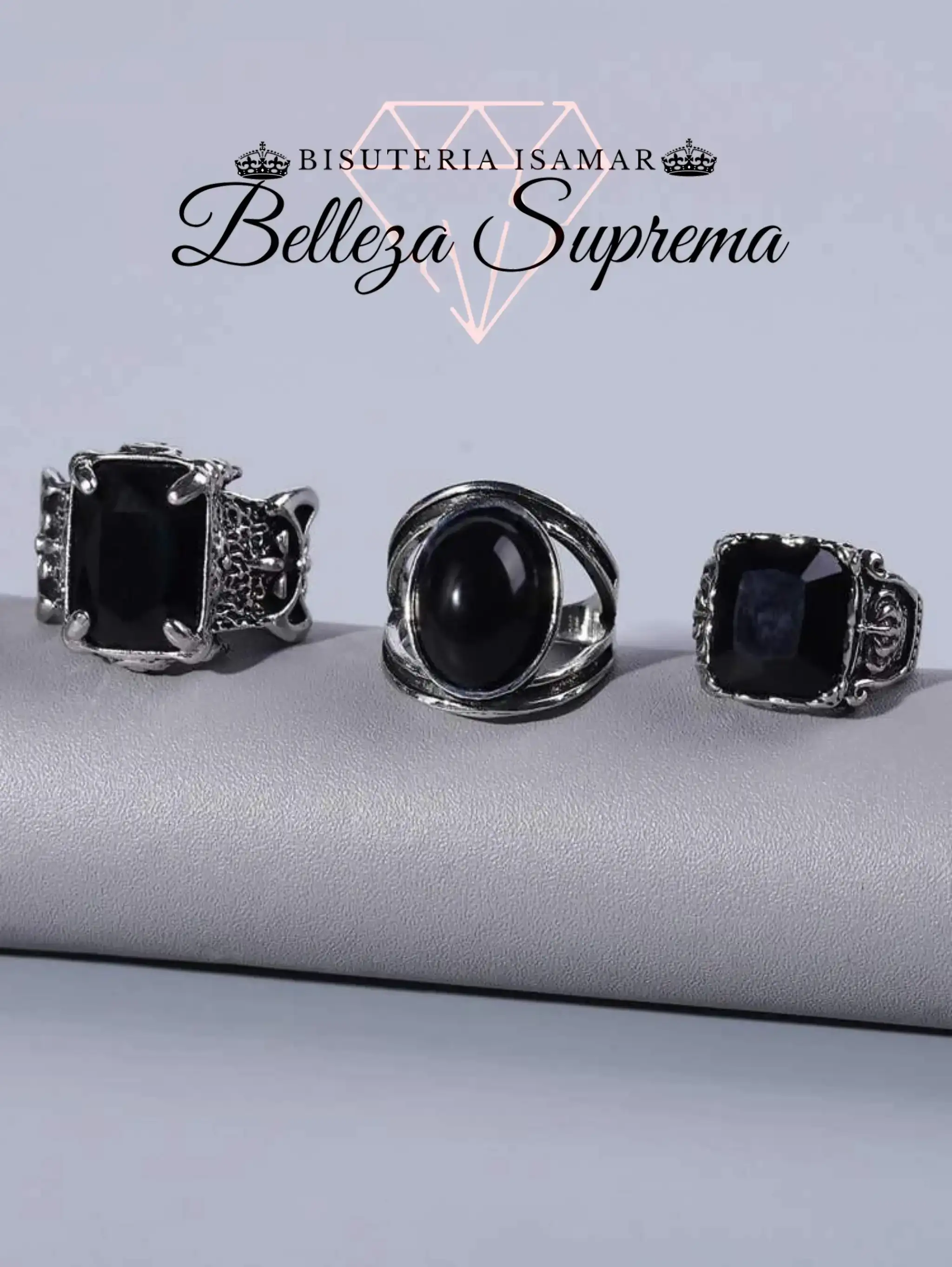 ANILLOS DE HOMBRE EN PLATA QUEMADA  2
