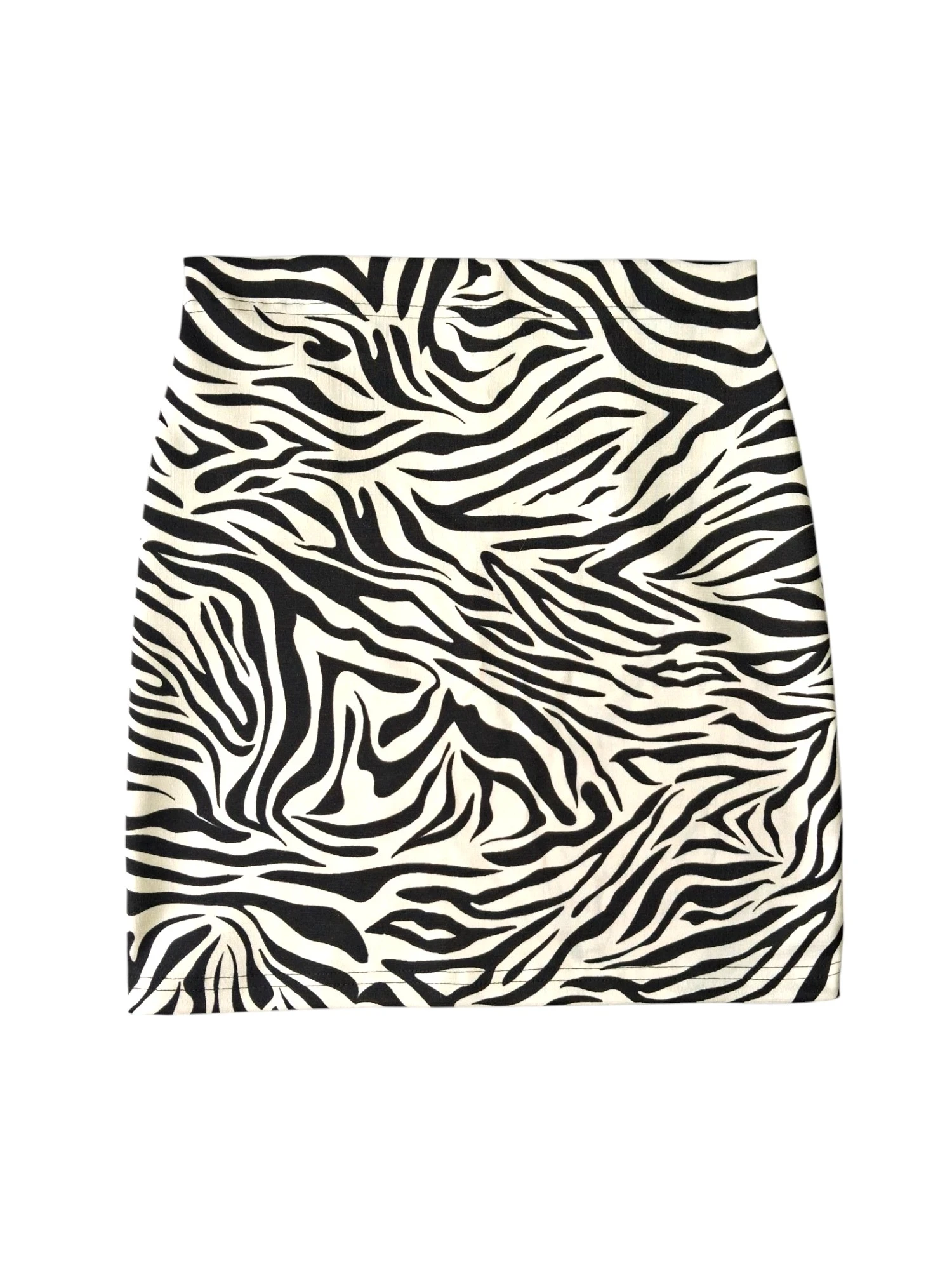 Falda zebra blanca 