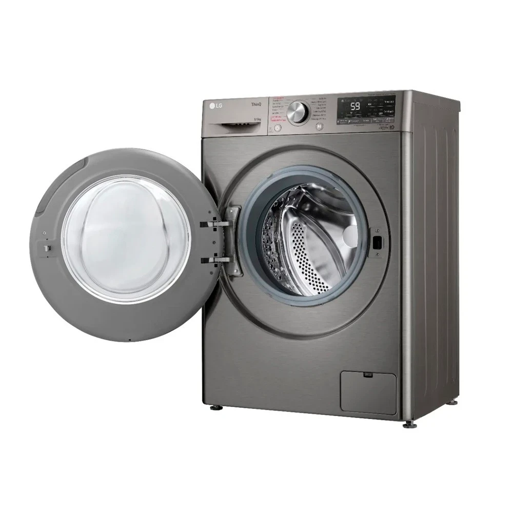 LAVASECARROPAS LG 9KG + 5KG 1200RPM INVERTER SILVER 3