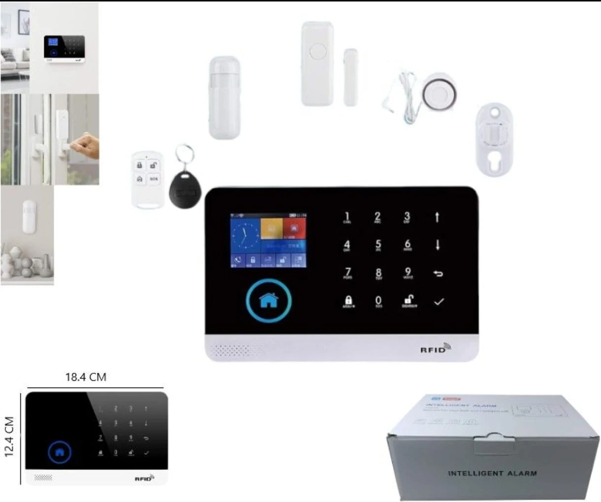 Kit alarma para hogar o negocio Oryx