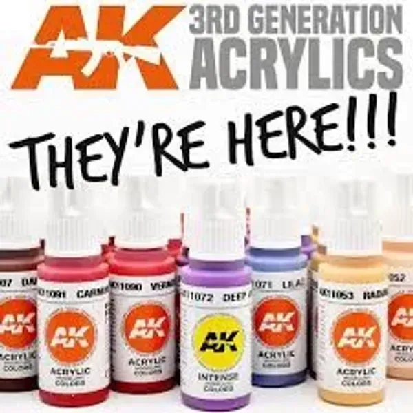 Pinturas acrílicas AK Interactive 3ra GENERACIÓN