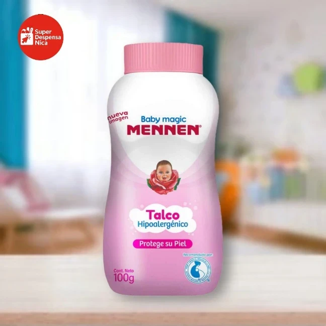 Talco Corporal Mennen Rosado 100g