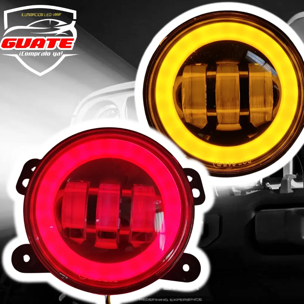 NEBLINERAS LED ANTIENCANDILAMIENTO DRL AMARILLO/ROJO