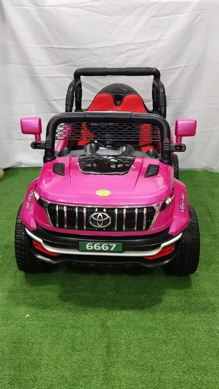 Carro Eléctrico Para Niña Toyota Llantas de Caucho Control Remoto 1 a 5 años