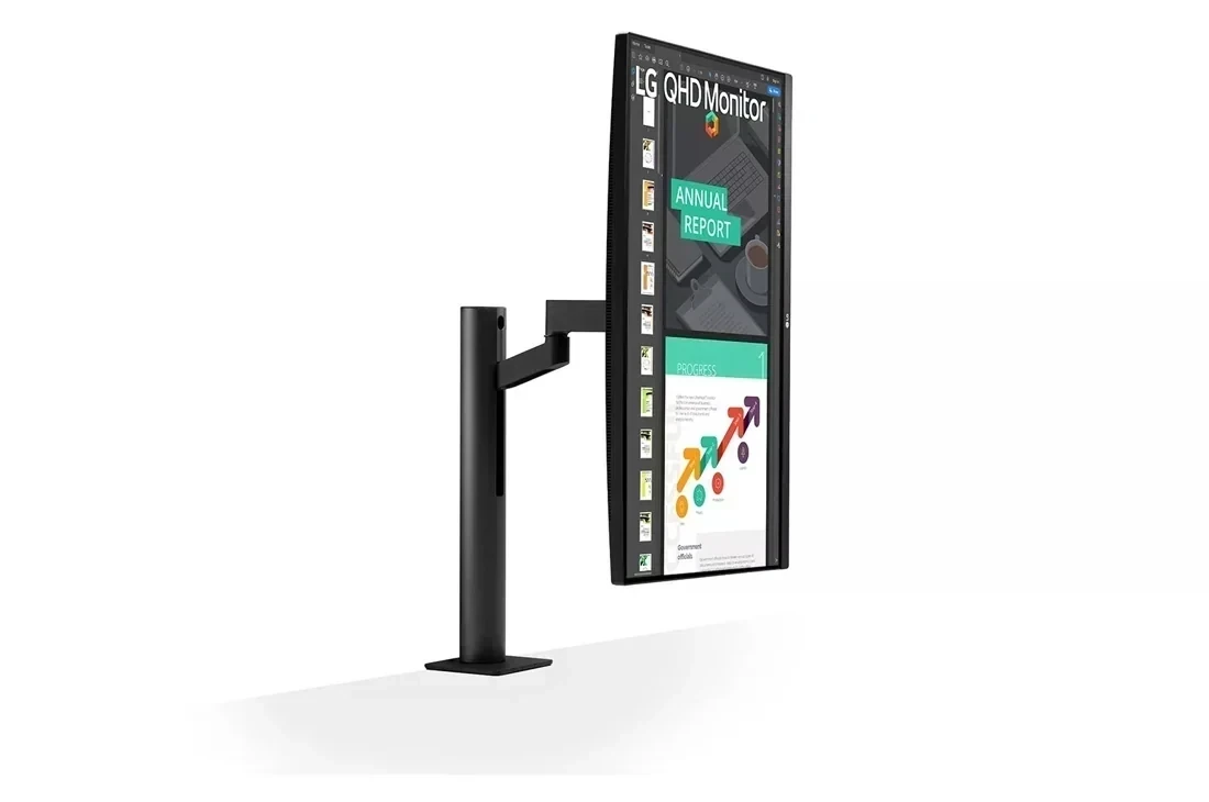 Monitor LG IPS ergonómico QHD de 27" con USB tipo C™ 2