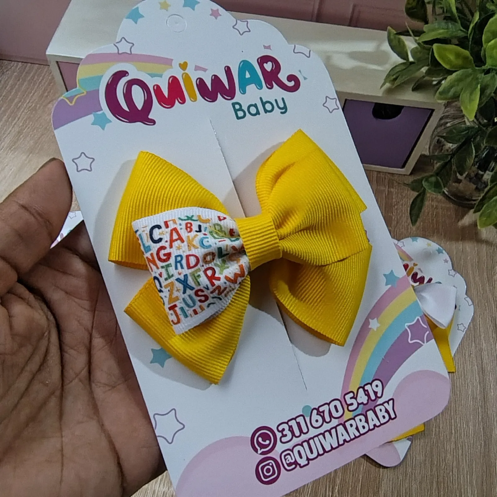 Set Escolar Amarillo con blanco 3