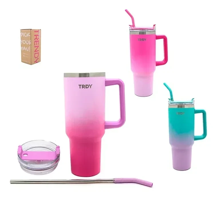 Vaso Trendy 1.2lts acero inoxidable 
