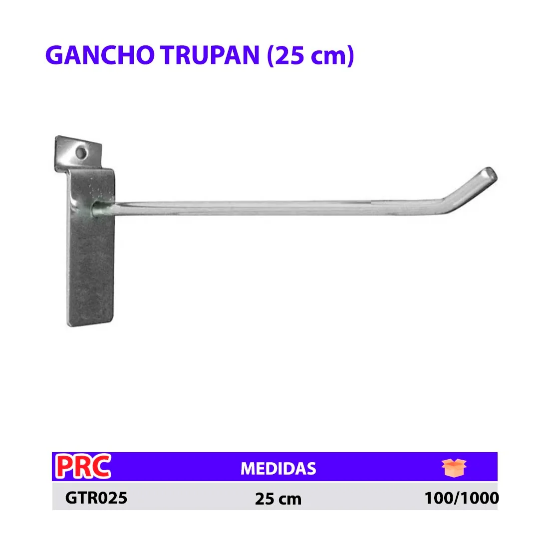 GANCHO TRUPAN 25 CM