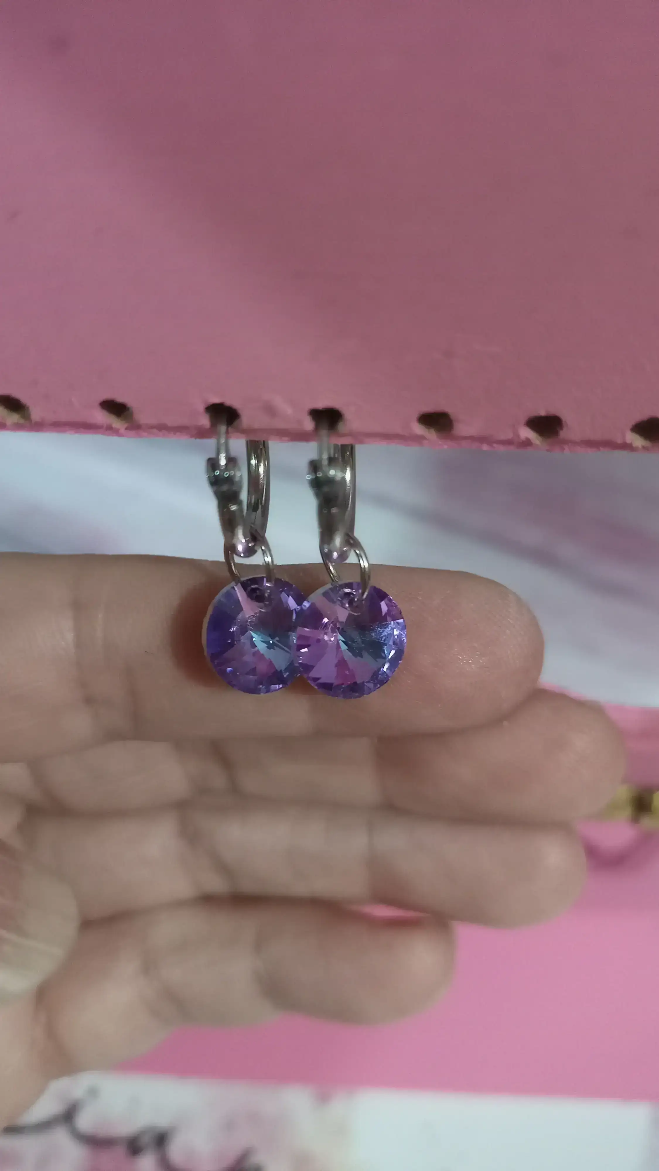 Argollita de 16mm violeta🫶 2