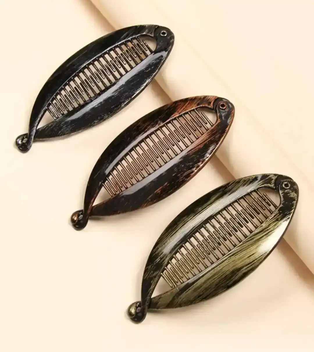 Peineta tipo pescado 