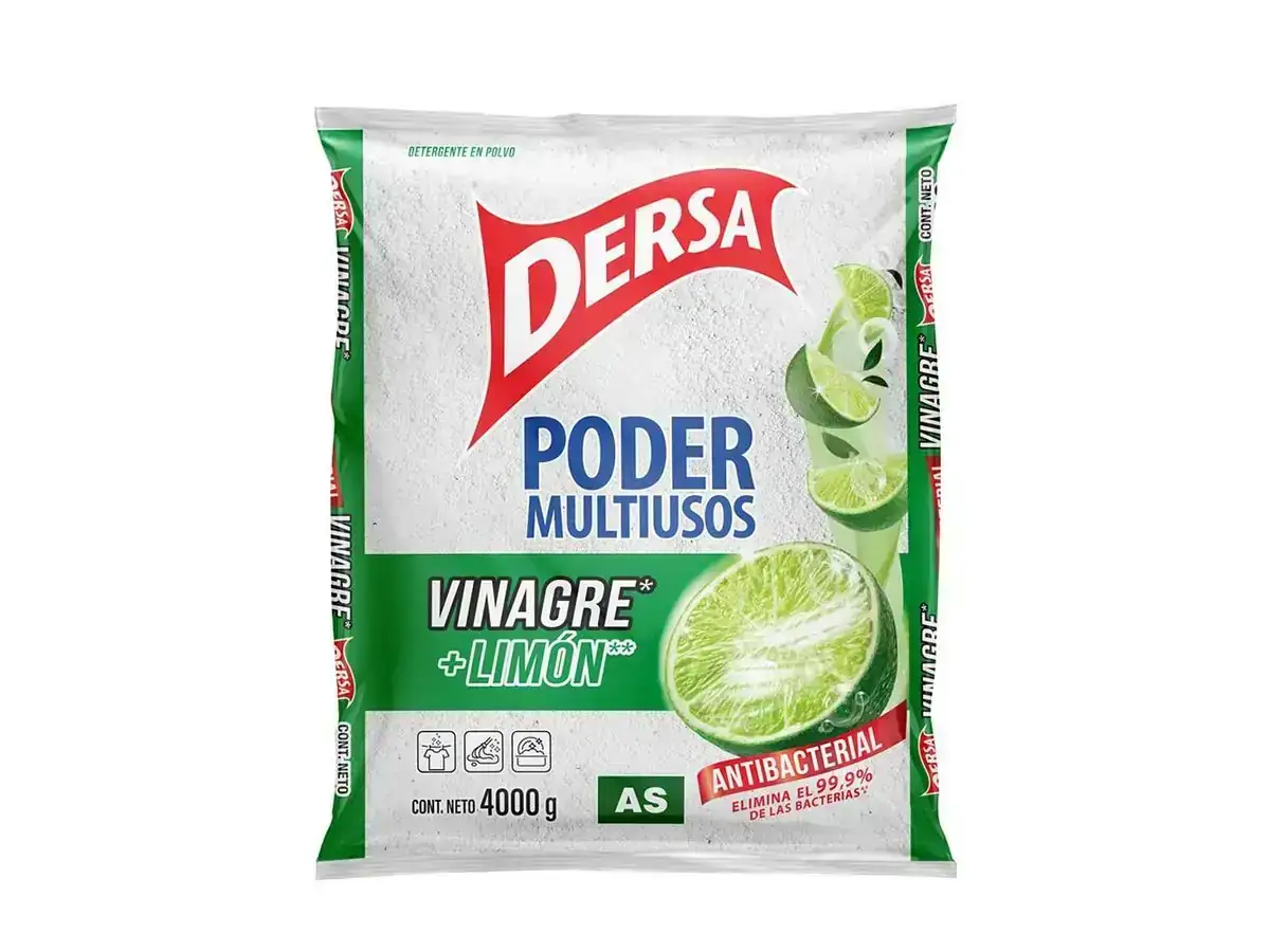 Detergente Dersa Vinagre+ Limon x 4kg