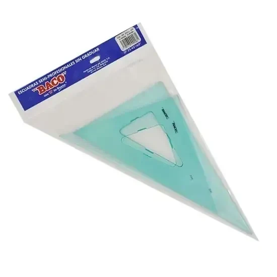 Escuadras semiprofesional baco 28cm sin bicel 3