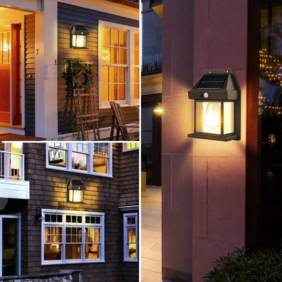 Farol Solar LED Aplique – Luz Cálida 3