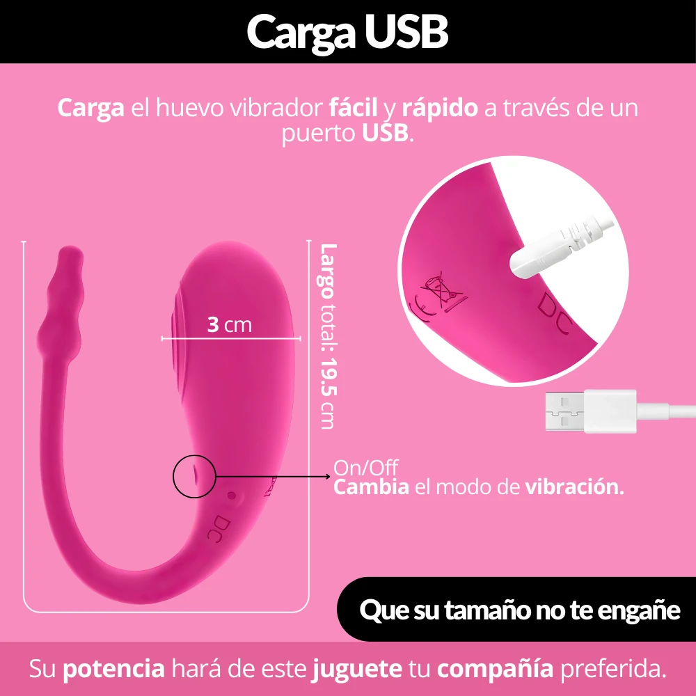 Huevo vibrador clítoris anal  3
