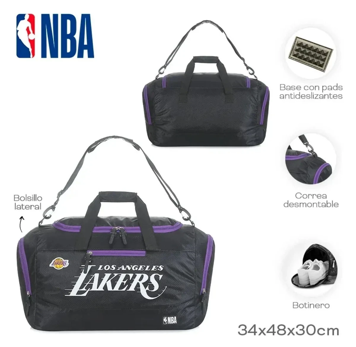 Bolso NBA Los angeles Lakers 4