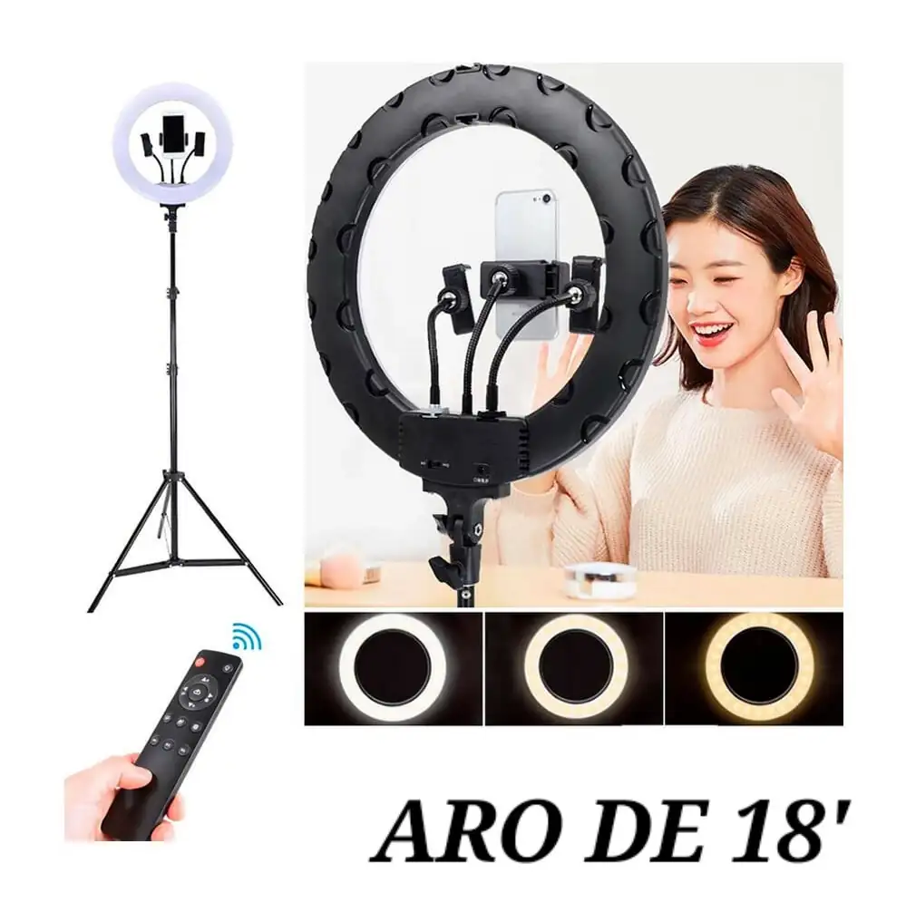 ARO DE LUZ DE 18 PULGADAS