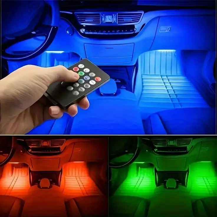 Luces led para interior de carro  2