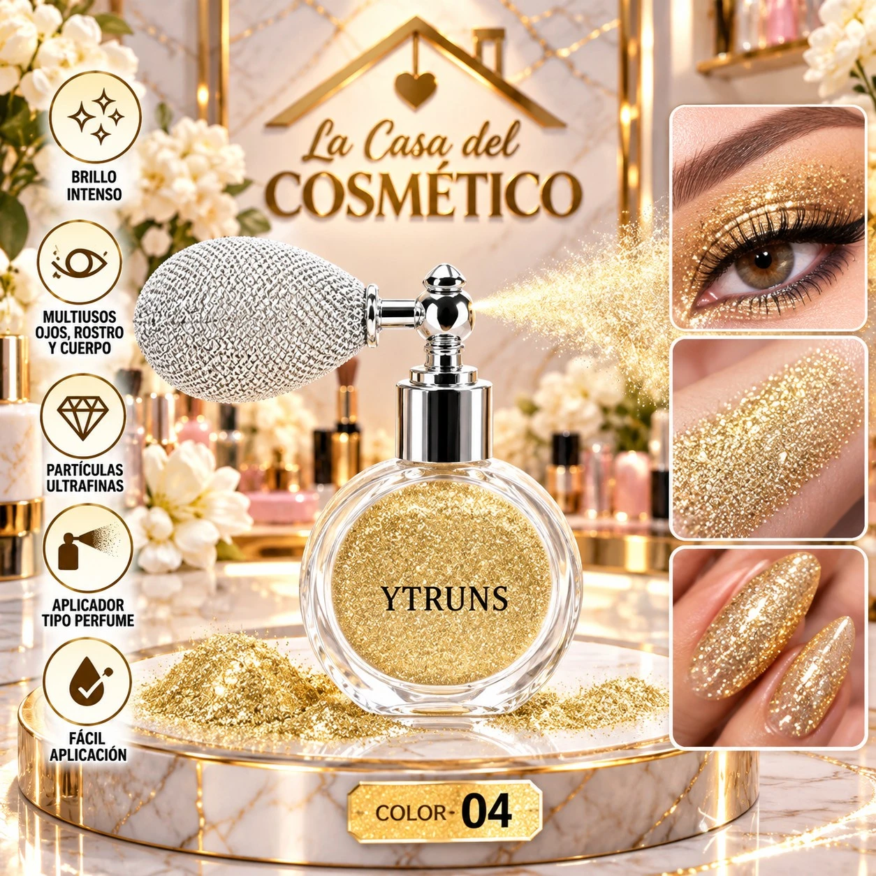lumera polvo de hadas ytruns lluvia de oro brillante – tono 04
