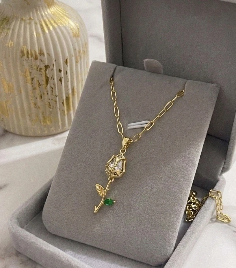 CADENA TULIPAN BRILLANTE
