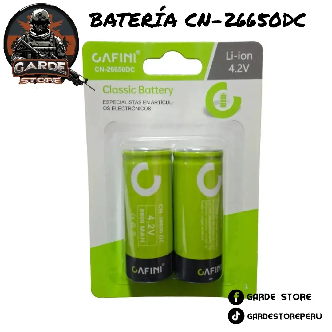 BATERÍA CN-26650-DC CAFINI 2