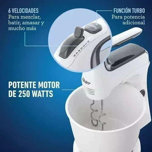 BATIDORA DE MANO Y PEDESTAL OSTER 6