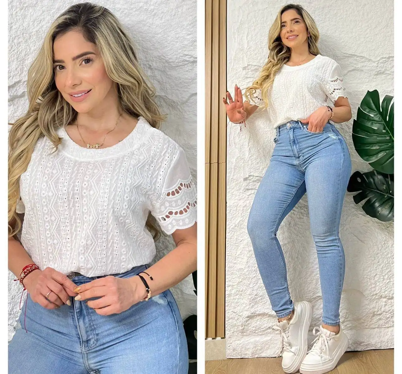 Hermosa blusa en Ojalillo 👚😍 2